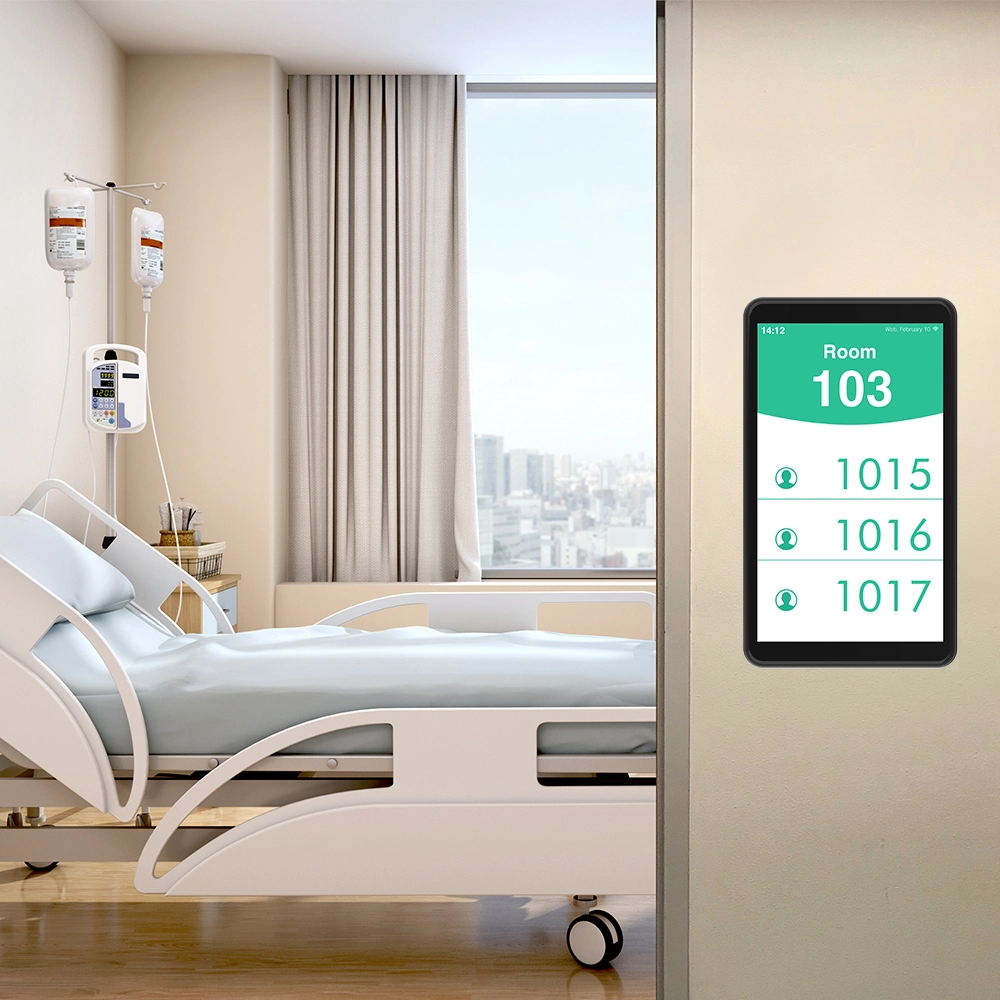 Custom Tablet Wall Mount Hospital Bed Control Panel PC 8 Inch Tablet PC Android OS APP Installed