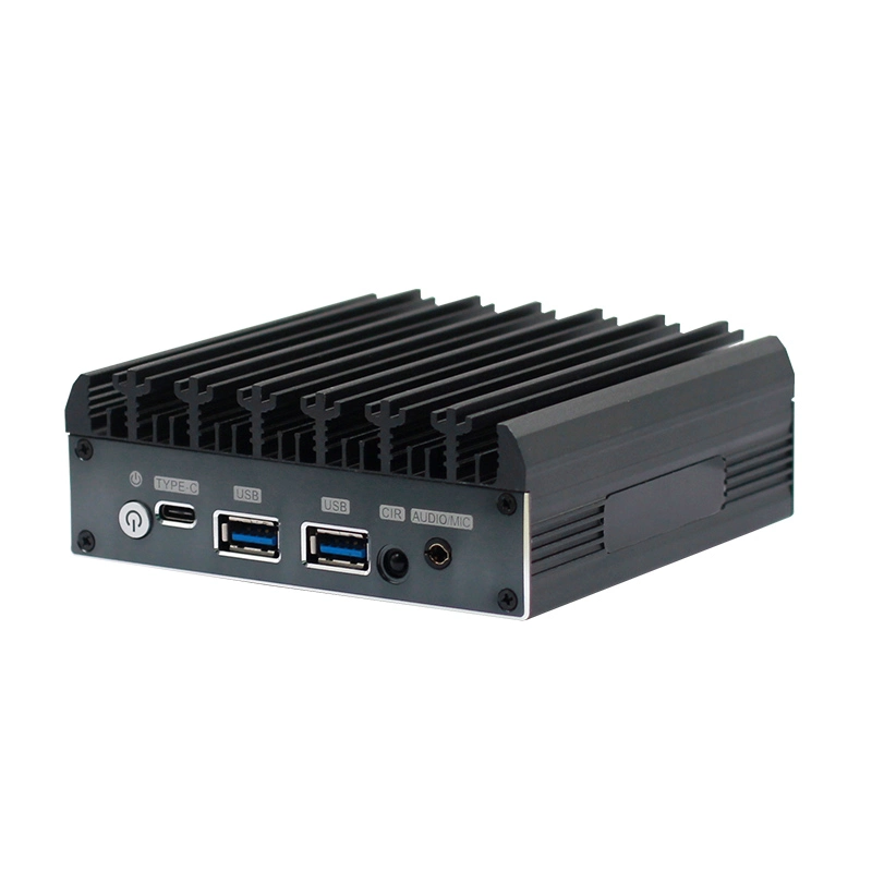 Mini Computer PC I3-8145u SATA SSD Dual LAN HD DDR4 Linux Mini PC 2USB Dp Type-C DC 12-19V Mini Industrial