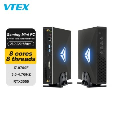 Alta calidad 9th Mini PC Gaming I9 Nvme M2 Rtx3050 8g Tarjeta gráfica independiente Nuc E Sports Computadora de escritorio Gaming Mini PCS