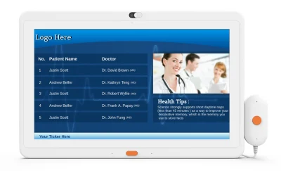 Tableta Android de uso médico Tableta médica Android de 15,6 pulgadas para atención médica hospitalaria