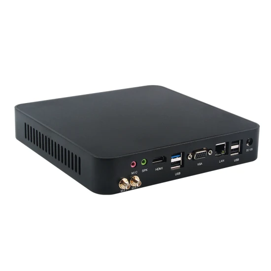 Mini PC Quad Core J1900 PC Industrial Linux sin ventilador Mini PC