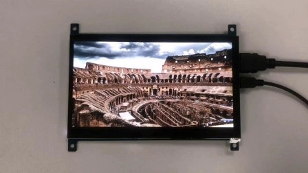 Personalizado 7 pulgadas 1024x600 IPS HDMI Panel LCD Módulo de pantalla táctil Raspberry Pi TFT LCD Monitor de pantalla táctil