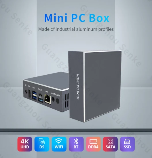 Gigabit Ethernet RJ45 WiFi Intel Celeron N5095 N5105 Windows 11 Tamaño de la palma Caja industrial portátil Mini PC para juegos