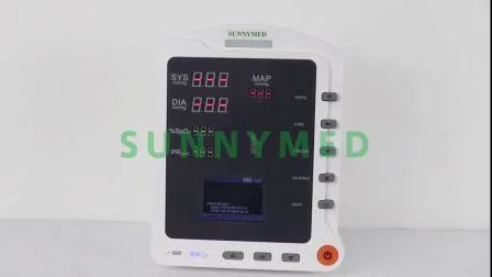 Sy-C018c Guangzhou Mini Sistema de Monitoreo de Pacientes Parámetro Monitor Portátil de Signos Vitales