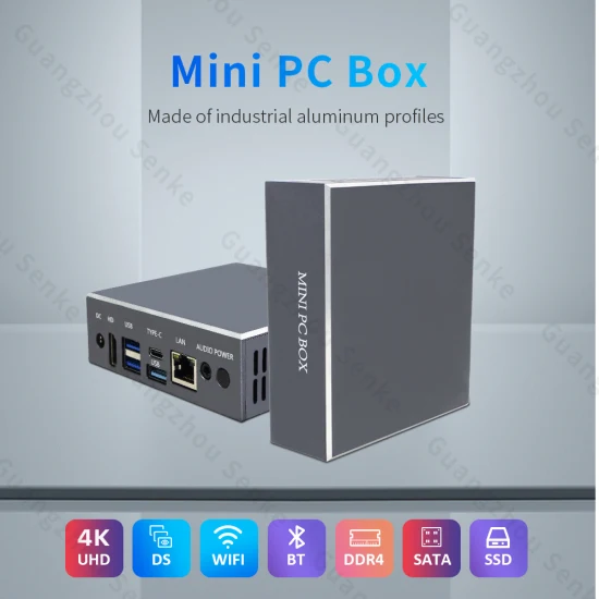 Mini PC 16GB I7 Windows 11 para Home Studio Theater Computadora de escritorio Mini PCS Box