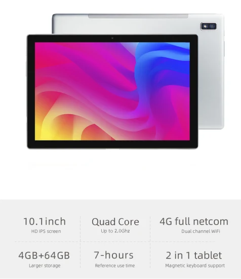 Hot 5g WiFi 10 pulgadas Octa-Core Unisoc Sc9863A 32GB 64GB Bt 5.0 IPS Pantalla táctil Android 11 Google GPS 3G 4G LTE Llamada telefónica Tarjeta SIM Teclado de acoplamiento OEM Tablet PC