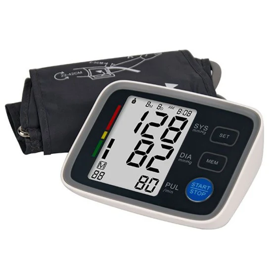 CE FDA ISO Aprobado Esfigmomanómetro Electrónico Bp Máquina OEM ODM Digital Brazo superior Monitor de presión arterial digital para uso médico y doméstico