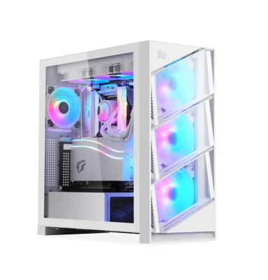 Segotep Kl Aeolus ATX Gaming Computer Case, Rtx4000 Graphics Card y 13th Gen CPU, Support Double 360 ​​Water Cooler, Desktop Gaming PC Case, Gamer Chassic, PC